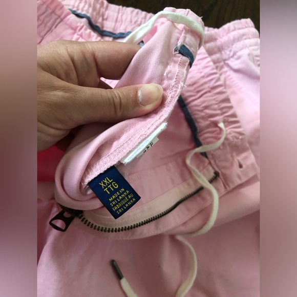 *LIKE NEW* Polo Ralph Lauren Men’s XXL Pink Khaki Stretch Classic Fit Shorts - Picture 5 of 13